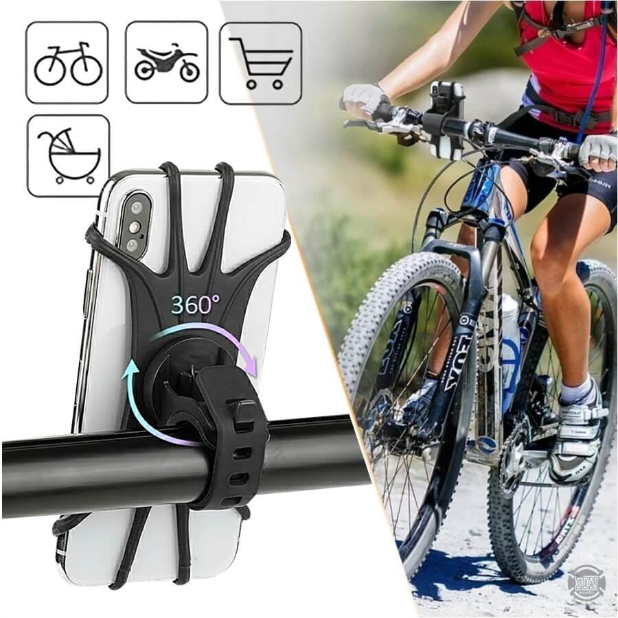 Soporte celular bicicleta silicona